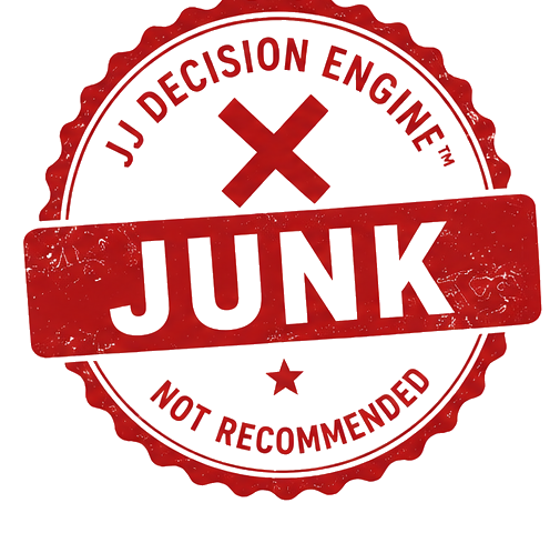 JJ Decision Engine JUNK stamp